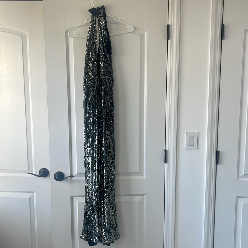 Size 2 free people sequin jumpsuit nwt